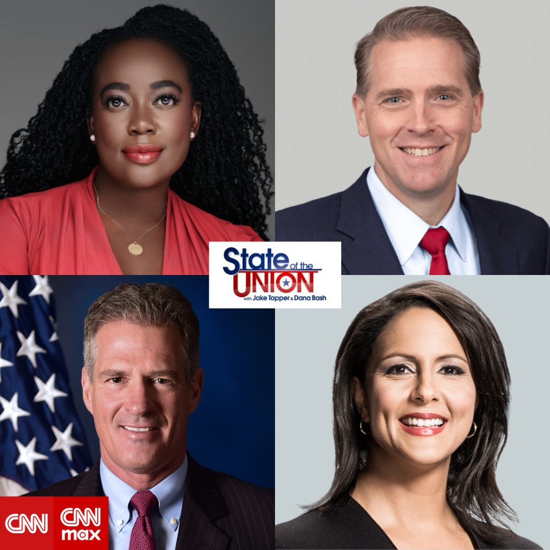 SUNDAY: @AshleyrAllison, @ScottJenningsKY, @SenScottBrown and @FinneyK join @DanaBashCNN on #CNNSOTU Tune in on 📺 @CNN, 🌎🌍🌏 @cnni, @StreamOnMax, 🎧📻 @Audacy, @tunein, @SIRIUSXM Ch. 116 & 🖥️💻📲 cnn.com/GO!