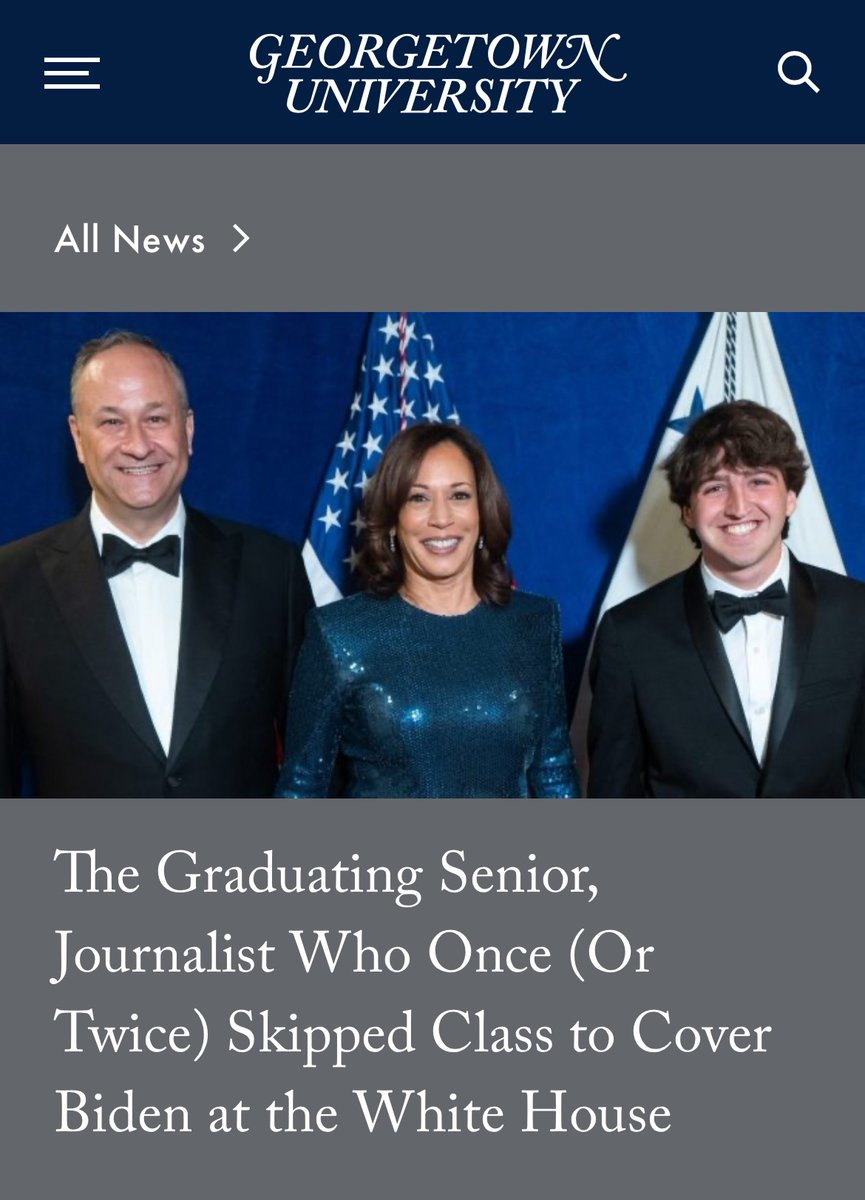 Thanks to @Georgetown for featuring my work ahead of graduation next week. It’s been a great four years, and I’m excited to share soon what’s coming next. georgetown.edu/news/feature-g…