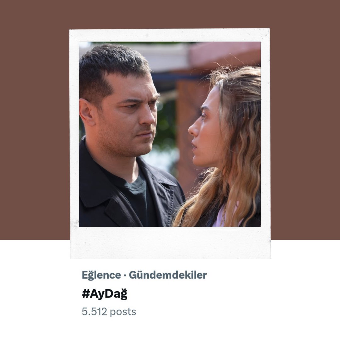 #AyDağ Çiftimiz 5.5K Tweet'le Trend Listesinde Yerini Aldı💥 <a href="/ssumeyyeaydogan/">Sümeyye Aydoğan</a> <a href="/cagatayulusoyy/">Çağatay Ulusoy</a> <a href="/gaddartvresmi/">Gaddar Dizi</a>