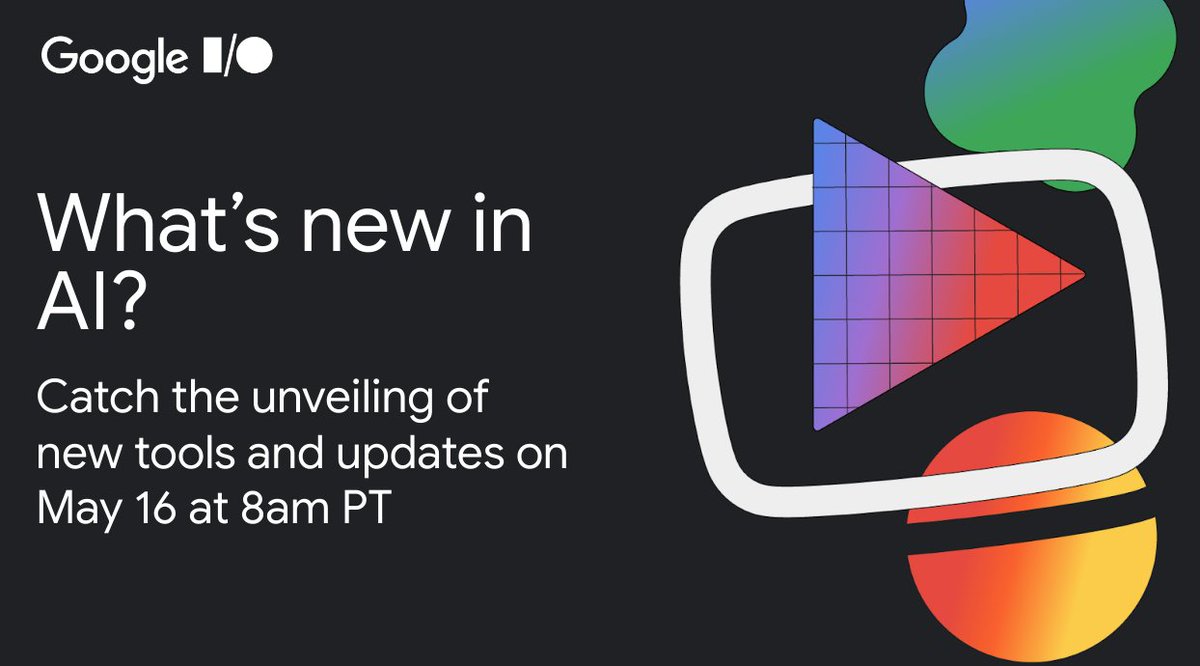 🤔 What’s new in Google AI?

Dive into our newest AI tools and get updates on the Gemini API, Google AI Studio, Gemma, @Kaggle Models, and Google's open-source libraries like Keras and JAX. 

Save the session to My I/O here ➡️ goo.gle/4bb8o84