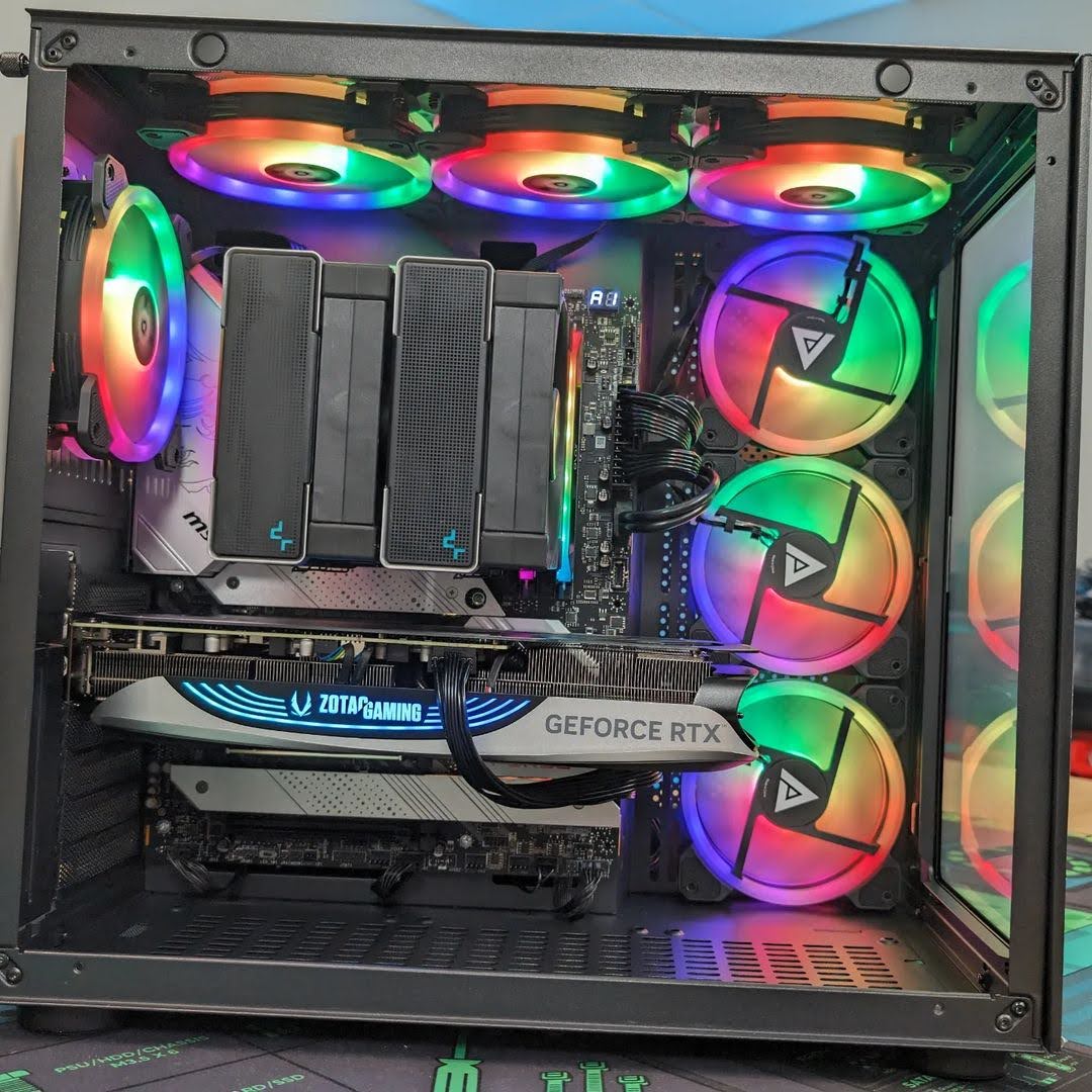 🌈When your PC has RGB, make sure to use it just like using the powerful ZOTAC GAMING GeForce RTX 4070 Ti to game.💫✨

📷IG: toastybros

#RTX4070TI #RTX40 #RGB #GamingPC #PCHardware #PCComponents #Tech #GPU #PCBuild