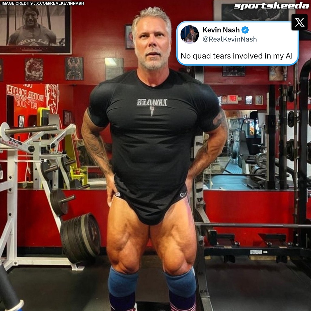 SKWrestling_'s tweet image. #KevinNash loves his leg days and his jokes.