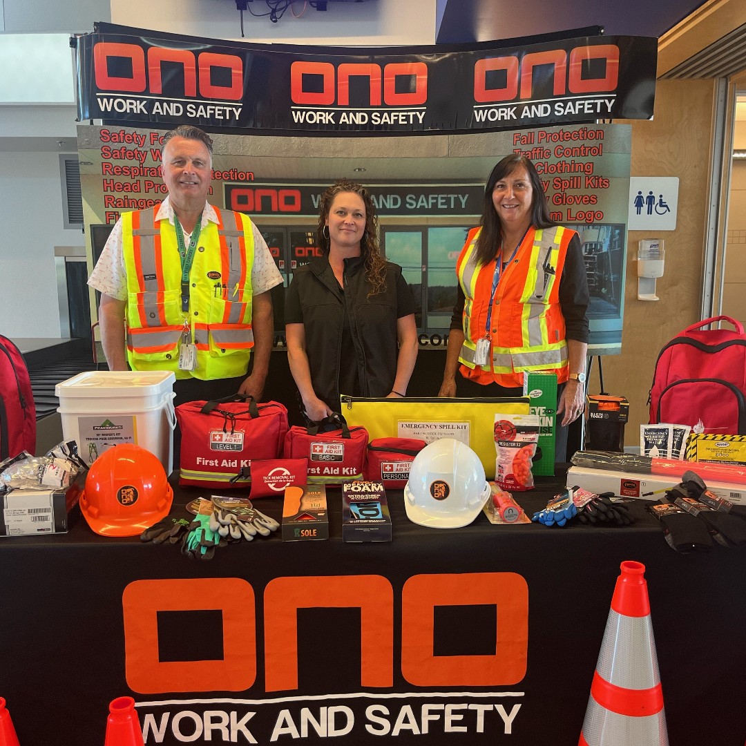Thank you to ONO Work and Safety for being on site to join us in recognizing the importance of Safety and Health Week, and thank you to everyone who stopped by to see the display!