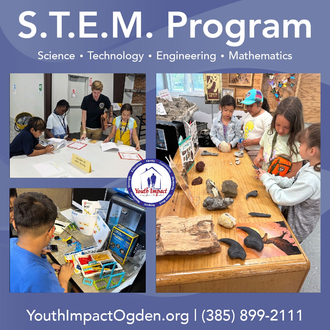 Unlocking the wonders of science, technology, engineering, and math at our after school STEM program! 🚀🔬🔧 Join us and ignite your curiosity! #YouthImpact #YouthEmpowerment #ChampionsOfChange #SafePlaceToBeAKid 385-899-2111 YouthImpactOgden.org