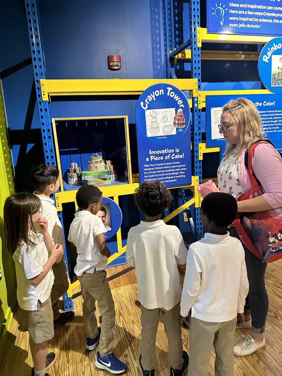 Grade 1 enjoyed a fun and hands-on field trip today to the @Crayola Experience in Easton, PA.