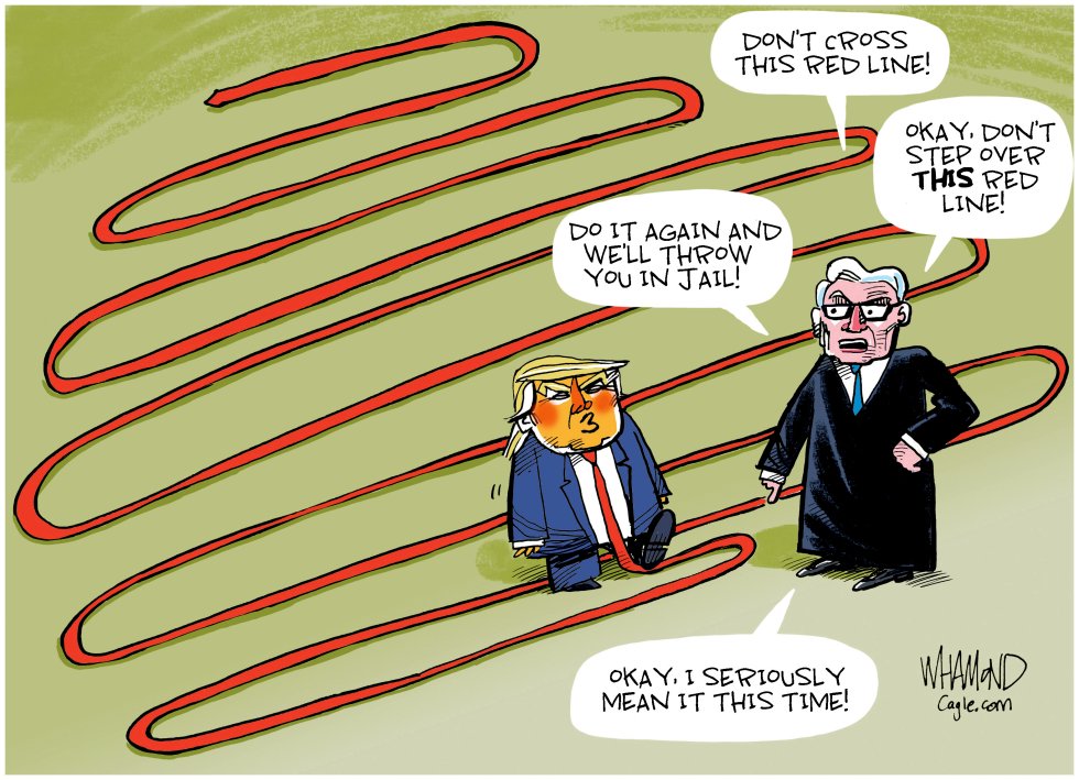 Dave Whamond on X: &ldquo;The judge&rsquo;s hands appear to be tied. #GAGOrder 