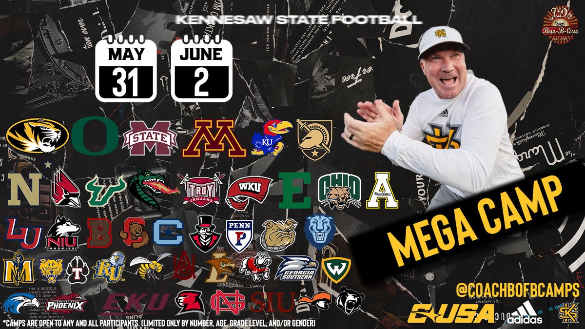 🏈🚨 Don't wait! Lock in your spot at the BEST football camp NOW for only $65.00 with early registration! Act fast – this special pricing ends on May 17th
Register at - brianbohannoncamps.totalcamps.com/shop/EVENT