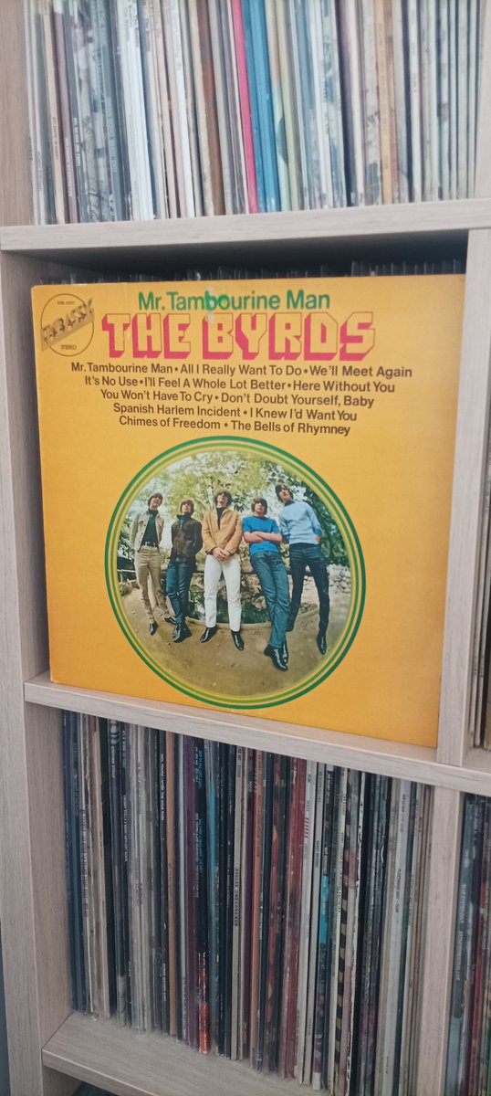 #NowPlaying #nowspinning
#TheByrds 'Mr Tambourine man' 1965.
1974 UK reissue.