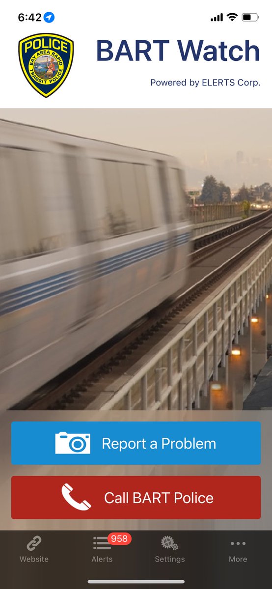 iedward's tweet photo. @ST_Police @006Sarahjo Not One More Girl is a public safety initiative used by San Francisco BART.  Riders who see sexual harassment or experience it are encouraged to use the BART Watch app by ELERTS to discreetly report it to police. https://t.co/52C6HX7w7F