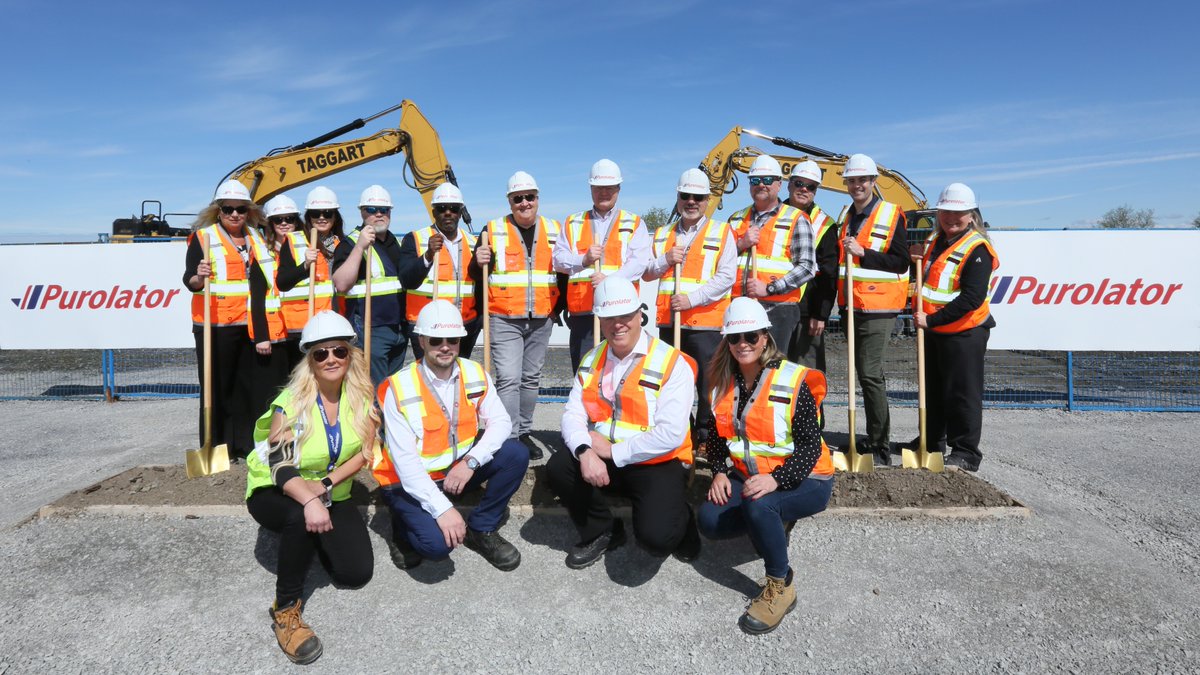 Paving the way for a new terminal in Kanata, Ont.! 🙌 An exciting moment for our team in the #Ottawa region as we officially broke ground on our new Kanata terminal, planned to open Q3 2025. #BuildForGrowth #DeliveringTheFuture #Sustainability