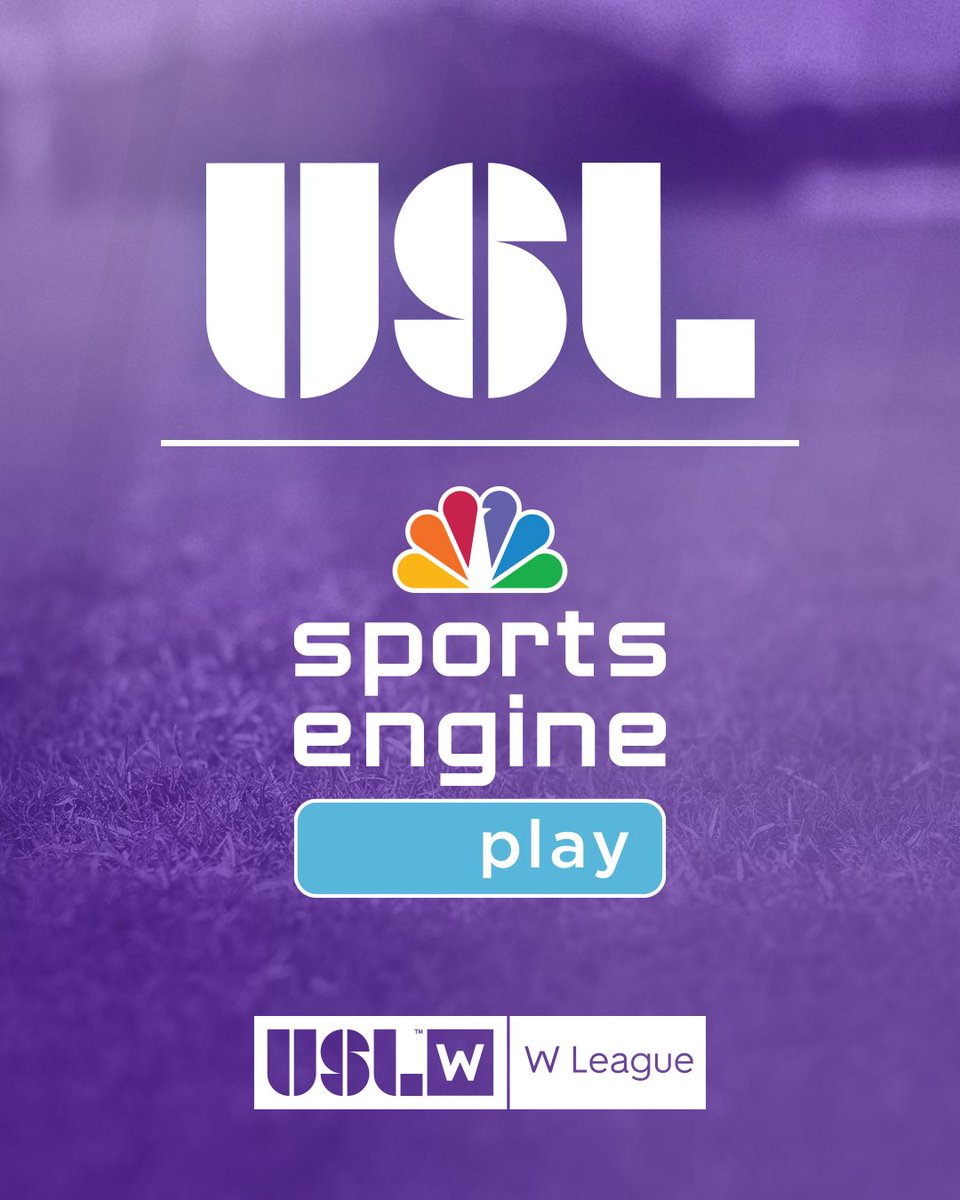 One home to watch all of your pre-professional soccer 📺

SportsEngine Play is now the official streaming partner for both our @USLLeagueTwo & @USLWLeague home matches.

➡️ bit.ly/4dB2rDi

#ACC | #Path2Pro | #NBC | #SportsEnginePlay