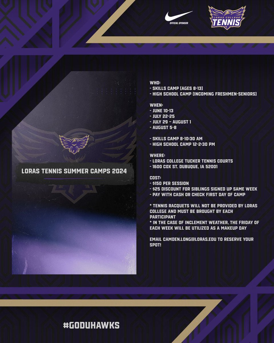 Loras Tennis tweet media