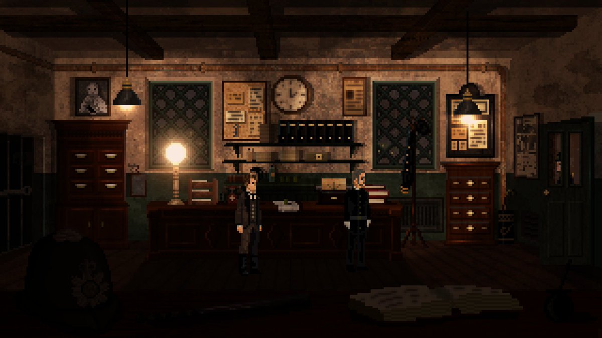 postmodernadv's tweet photo. An English Haunting is resting on Steam waiting for me to hit the "Launch" button on Wednesday.

At the moment, the only thing that can be done (if you are so kind) is to help me spread the word to those who don't know the game yet.🫶

⬇️👻
https://t.co/Q91vpfkYn0 https://t.co/uD2S9eIKkg