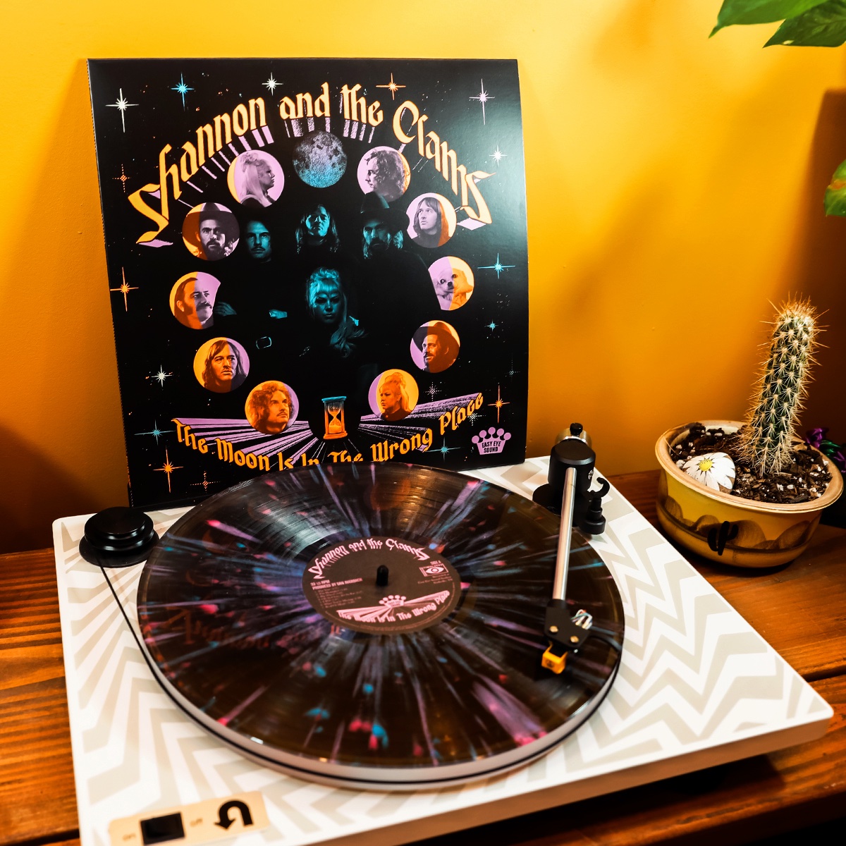 Today we have @shanandtheclams' latest LP on the turntable for a Sunday listen! This new album finds the band at their most introspective, their most ambitious work to date. This is the Levitation Edition pressing in “Deep Space Splatter” - just a few left in the shop!
