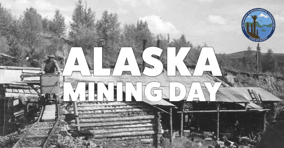 It's Alaska Mining Day! We’re proud to work with miners to ensure safe & responsible mining for a strong Alaska economy. Domestic mining will be necessary to meet renewable energy goals for a more sustainable future! Learn more about DEC's Mining Section: bit.ly/3sYXG1s