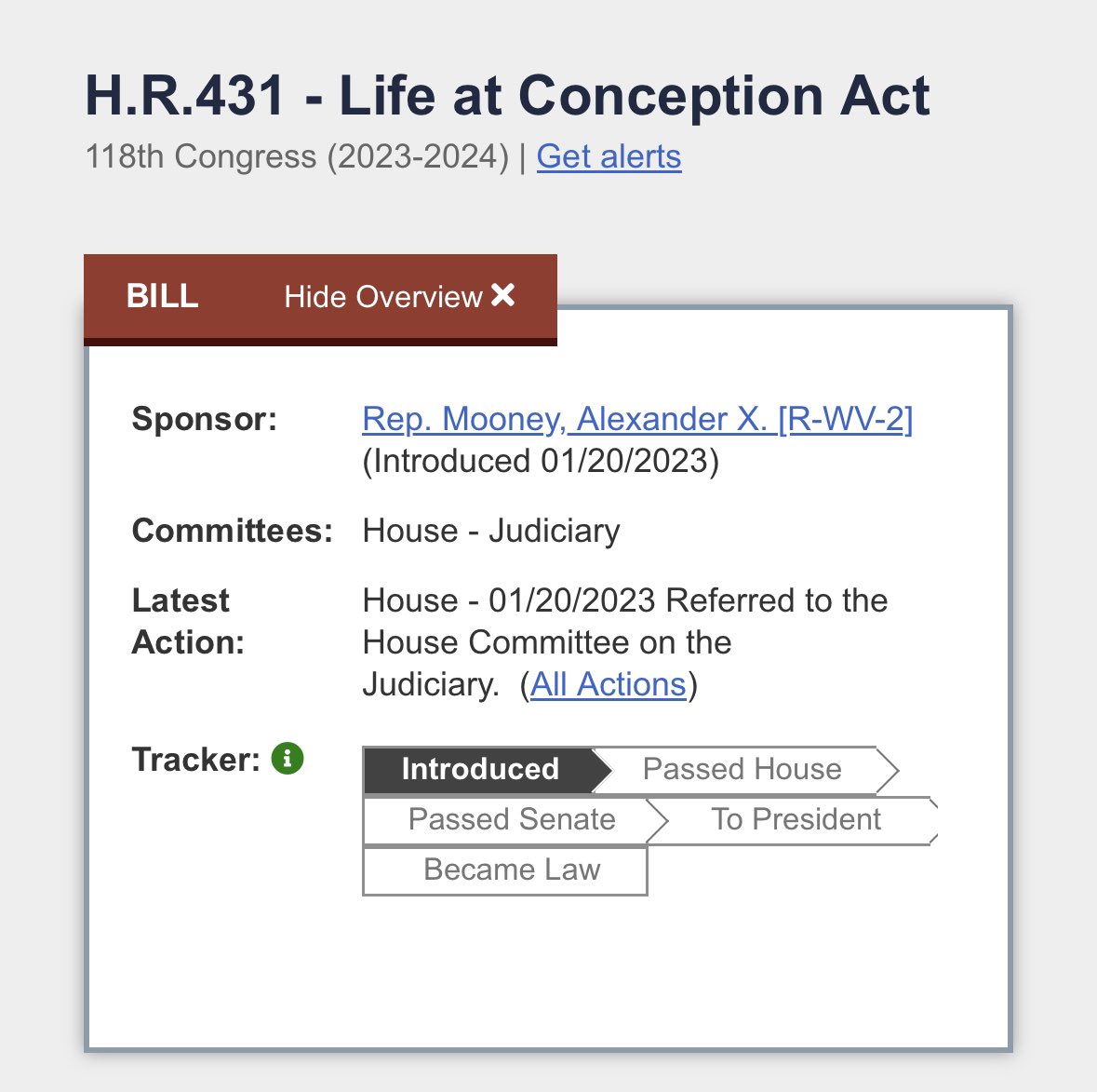 BS. Right now, Speaker Johnson is one of the 127 Republican Co-Sponsors of the national abortion ban bill. If he really isn’t for a national abortion ban, he should withdrawal his co-sponsorship first thing when we are back next week.