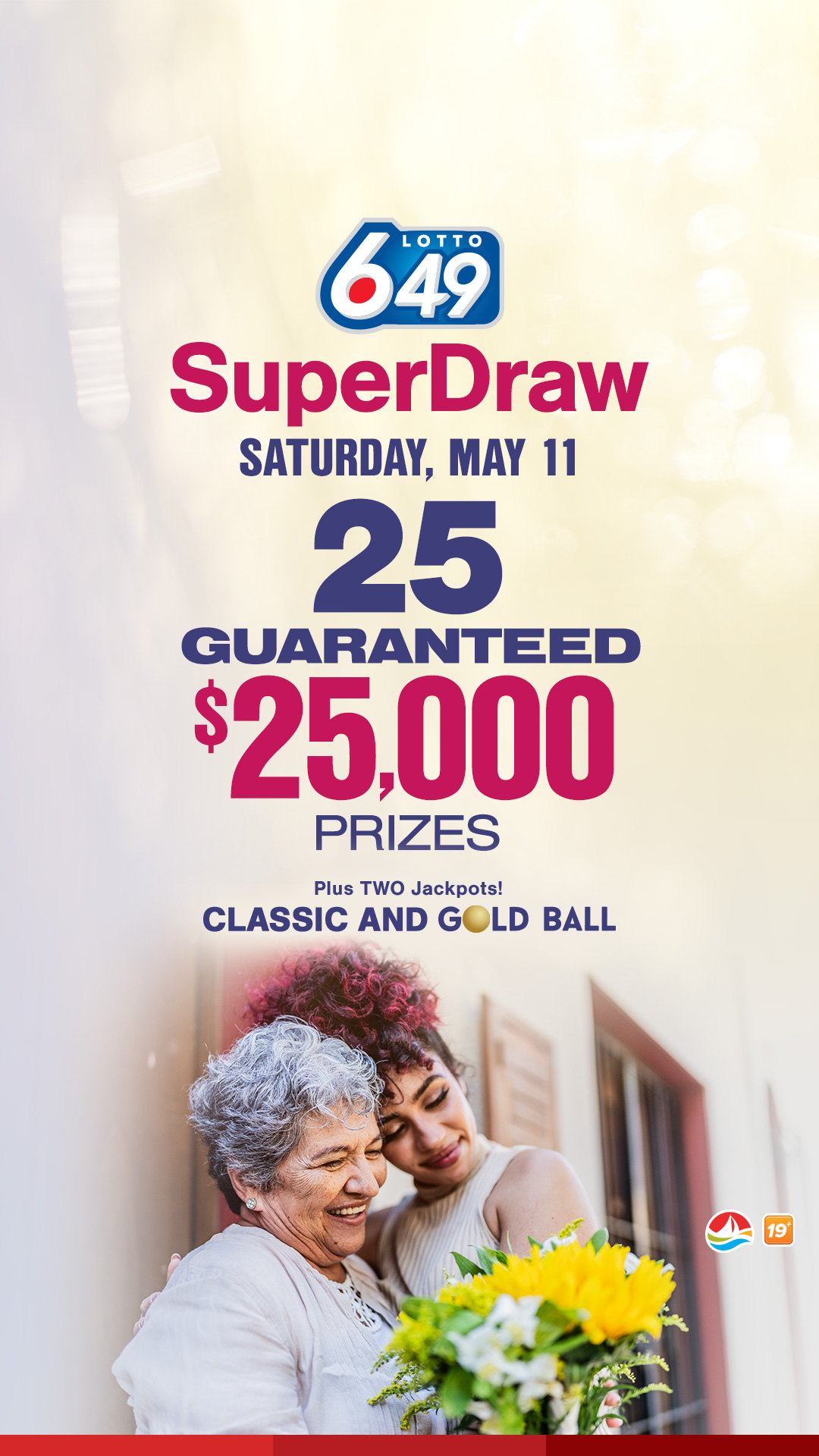 Atlantic Lottery on X Save the date On May 11 LOTTO 6 49 SuperDraw is back. On May 11 there s 25 guaranteed prizes of 25 000 plus the 5 Million Classic jackpot and 46