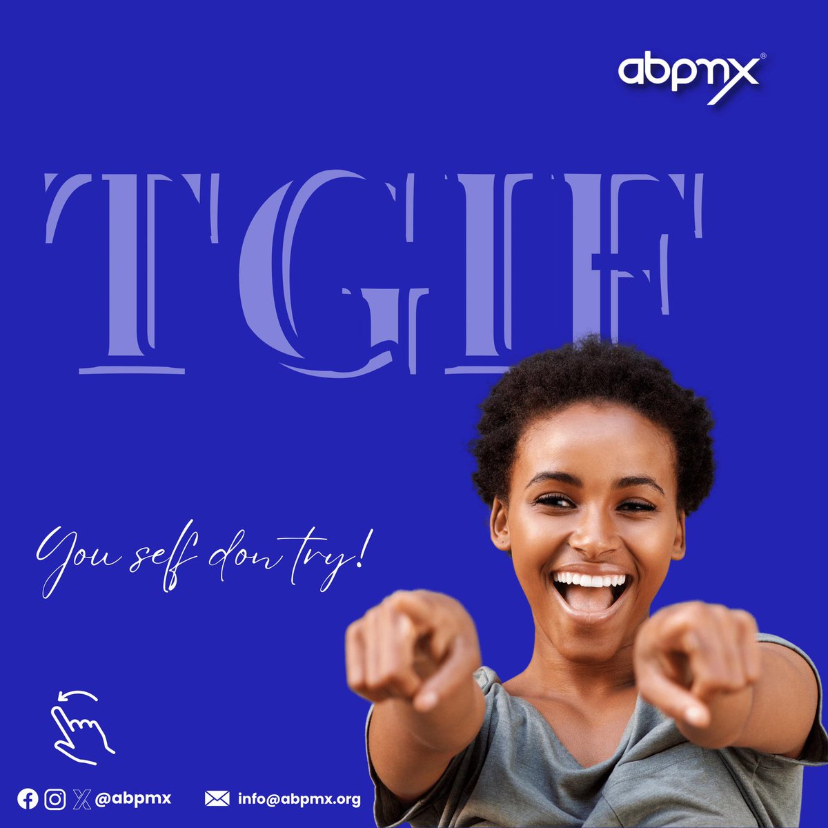 Dear Project Managers, Today which is Friday is no doubt the most exciting day of the week and our well being is as well pivot (no matter the deliverables yet to be actualized) 

Be like the “wise Jack” that worked hard and played hard. 

See you on Monday again. 

#ABPMX #ABPMX