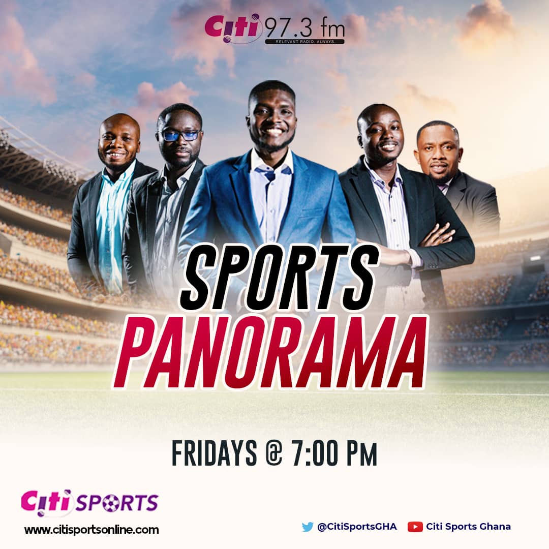 Sports Panorama goes live in one hour on Citi FM, with the best sports crew in Ghana. You can watch the show live on YouTube here: youtube.com/@CitiSportsGha… And join the conversation via WhatsApp on 0549986996 or con social media with the hashtag #SportsPanorama