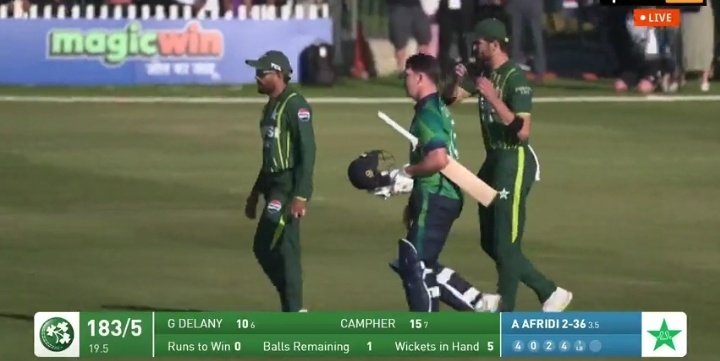 Murphy 2.0 (@wasmurphy_) on Twitter photo Another achievement under Babar Azam's captaincy.
Pakistan lost to Ireland while defending 183. Thanks to Babar Azam's test knock and poor captaincy.
#PAKvIRE | #IREvPAK Another achievement under Babar Azam's captaincy.
Pakistan lost to Ireland while defending 183. Thanks to Babar Azam's test knock and poor captaincy.
#PAKvIRE | #IREvPAK