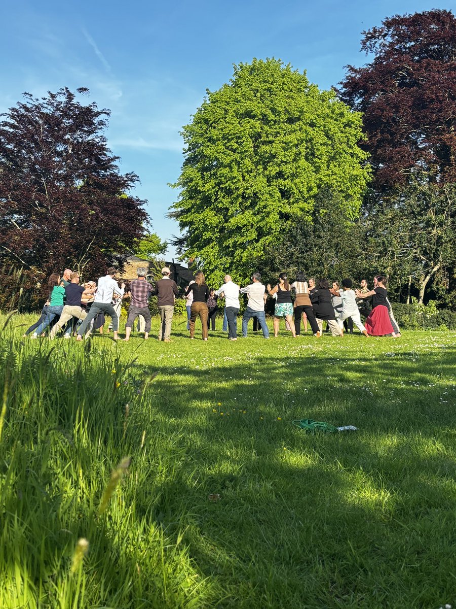 Fantastic day yesterday with @NCIMHealthcare A whole programme of inspiring sharings around integrative #oncology We facilitated a dance workshop for #doctors - soaking up the sunshine too! #dance #cancersupport #integrative #health