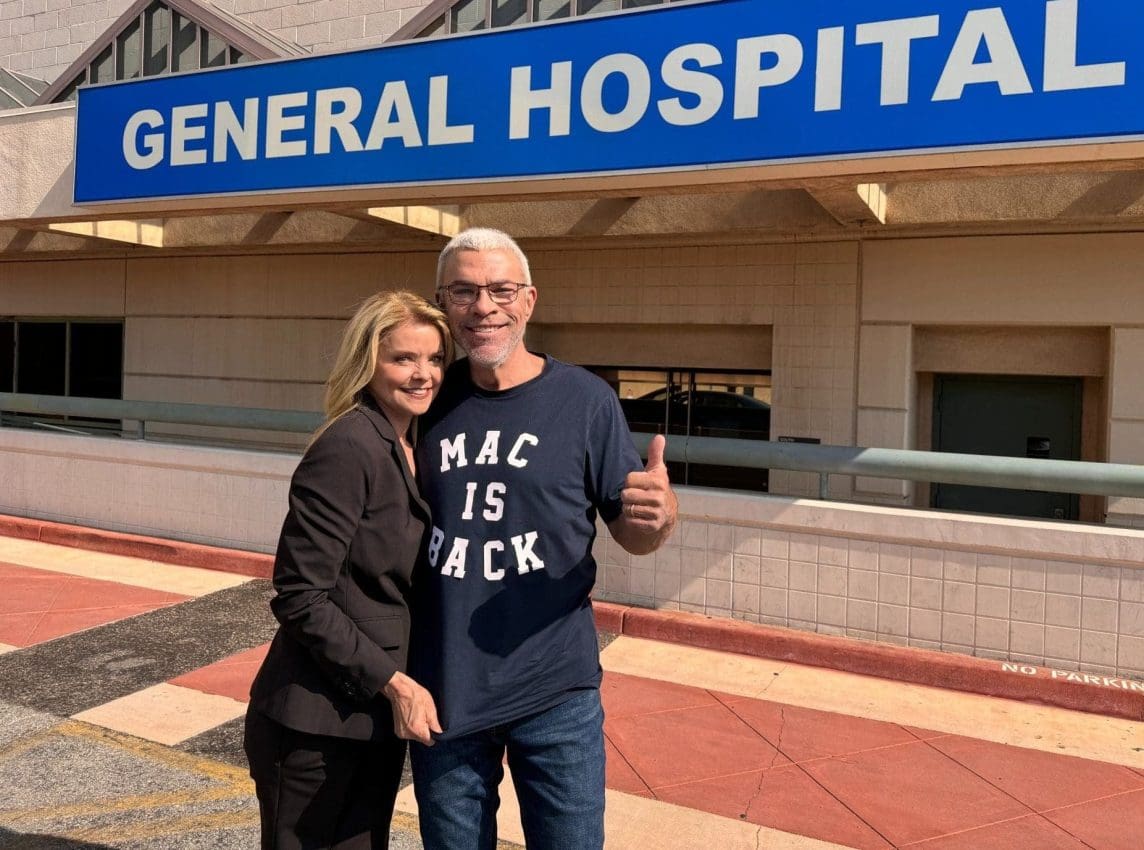 MichaelFairman's tweet photo. So wonderful to see John at #GH! 💪

John J. York Back at General Hospital - https://t.co/SHgwTD3pcq @JohnJYork @GeneralHospital #MacisBack https://t.co/QhB1szTcnZ