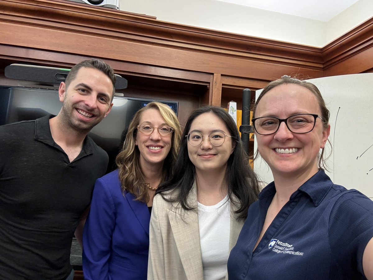 Congratulations to PhD student Peixin Hua, who passed her Qualifying Exam today! With advisor @JessMyrick and committee members @skurka_chris & @dbortree.