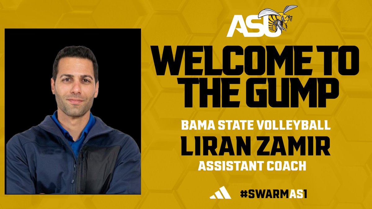 Join us in Welcoming our newest Women's Volleyball Assistant Coach Liran Zamir to Montgomery, Ala.! #SWARMAS1