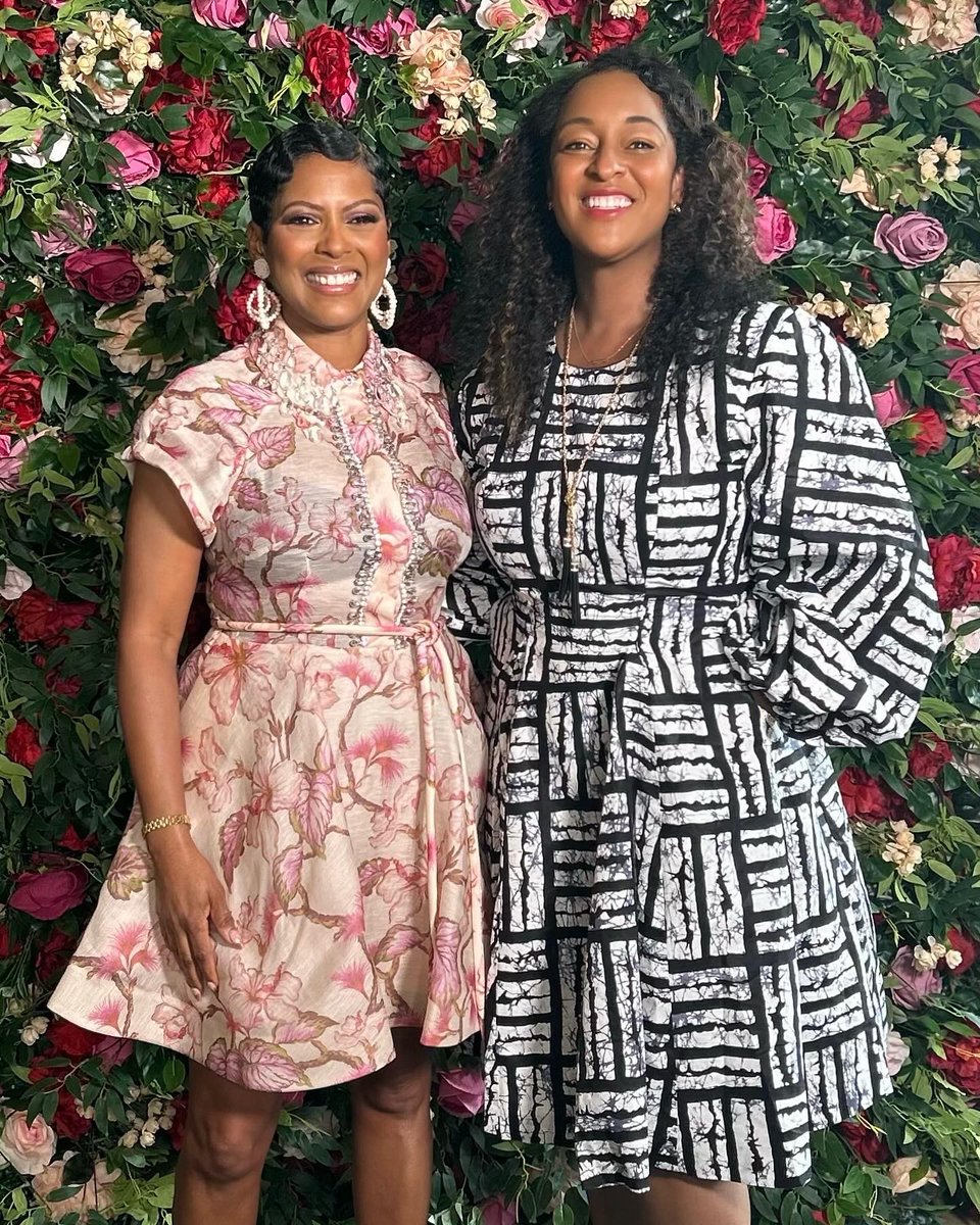 Thank you 👑 @tamronhall for the interview about motherhood, journalism and trusting your own timing! 😊🌸 Tune into Tamron’s Mother’s Day Extravaganza today on ABC at 2pm EST if you’re here in NY/NJ and you’ll see glimpses of me cheesing! 😁 Full interview up on @theGrio now: