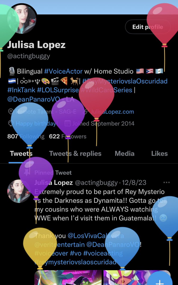 It’s my balloon day! 🥳🎂