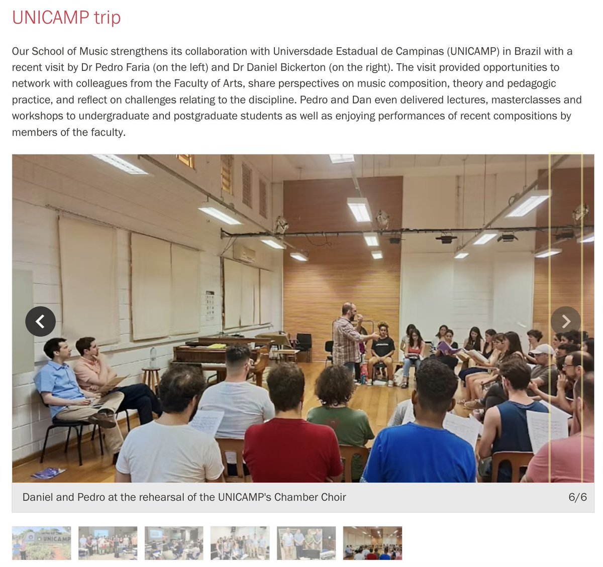 Pedro Faria Gomes (@pedrofariagomes) on Twitter photo Our trip to Brazil has made the news again, <a href="/Dan_Bickerton/">Daniel Bickerton</a> ! 🙃✈️🎶🇧🇷
<a href="/cardiffunimusic/">Cardiff University School of Music</a> <a href="/unicampoficial/">unicampoficial</a> Our trip to Brazil has made the news again, <a href="/Dan_Bickerton/">Daniel Bickerton</a> ! 🙃✈️🎶🇧🇷
<a href="/cardiffunimusic/">Cardiff University School of Music</a> <a href="/unicampoficial/">unicampoficial</a>