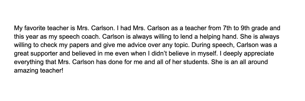 HPCSTORM's tweet photo. This week is Teacher Appreciation Week and one of our #HPCStorm students, McKinley, picked Mrs. Carlson as her favorite teacher!! https://t.co/nkn5gdDiAx