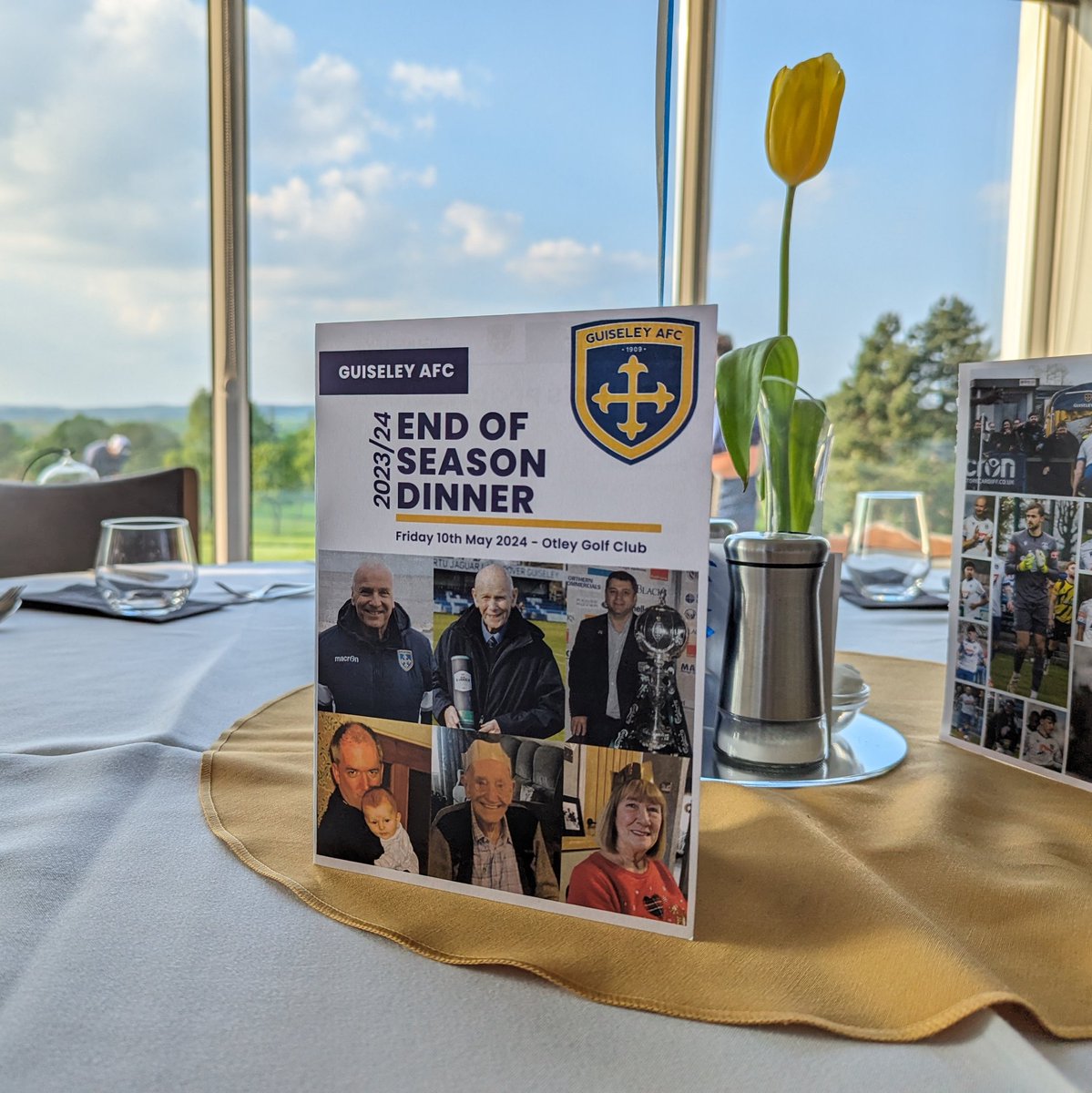 🏆 | One final get together to mark the 2023/24 campaign. We're at Otley Golf Club for tonight's End of Season Dinner! #GAFC #GuiseleyTogether