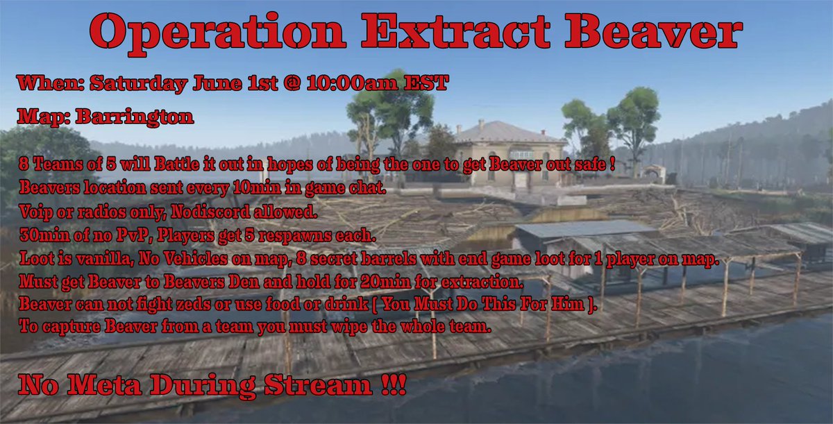 Don't forget to sign up for the event. Signups close on May 25th. discord.gg/4cVcS6VR