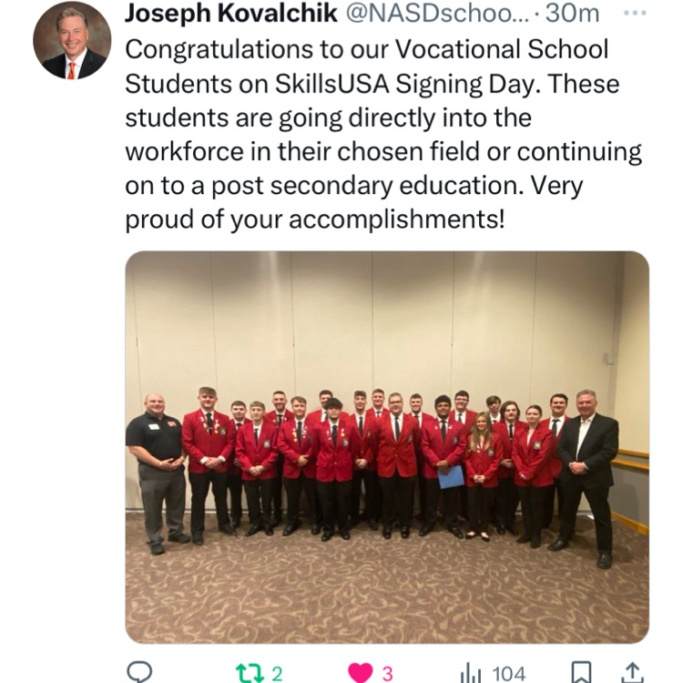 NAHS1619's tweet photo. Congratulations to these NAHS @BethlehemAVTS students! #kkidpride #kkidsthrive https://t.co/PDiB4D22Z6