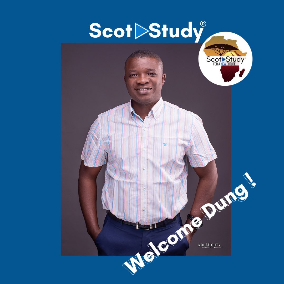 Welcome Aboard, Dung Danboyi!
We're thrilled to announce the newest member of the Scot-Study®️ family, Dung Danboyi! 

Dung is joining our team as the lead for Scot-Study®️ Africa, based in the dynamic capital city of Nigeria, Abuja. 

#ScotStudyAfrica #NewTeamMember