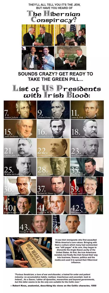 The Irish want you to think the Jews run everything to distract you from the fact that they run everything. Are you n0ticing yet????