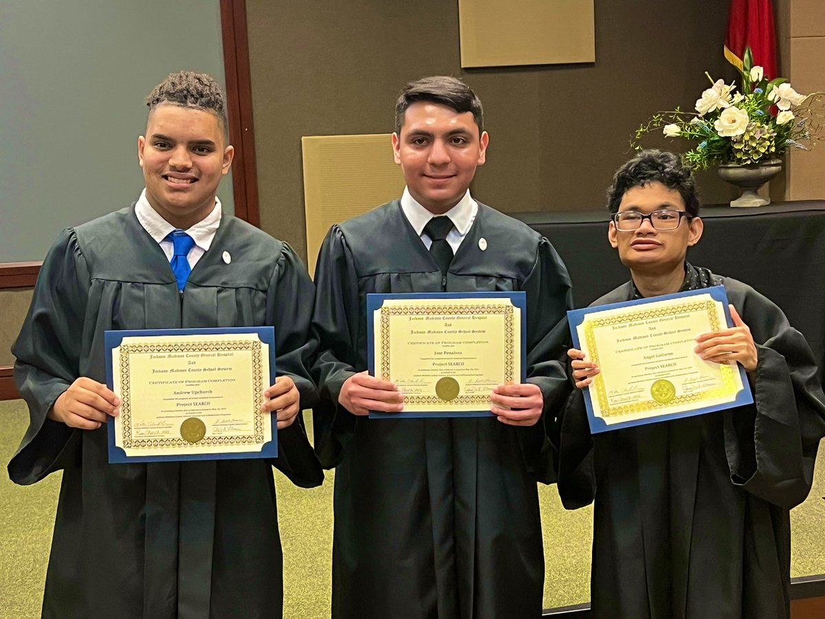 Congratulations to our Project Search graduates!! These students have graduated from our Project Search program in partnership with West TN Healthcare  and the Star Center! One of our graduates has been offered full-time employment at Jackson Madison County General Hospital!! Way
