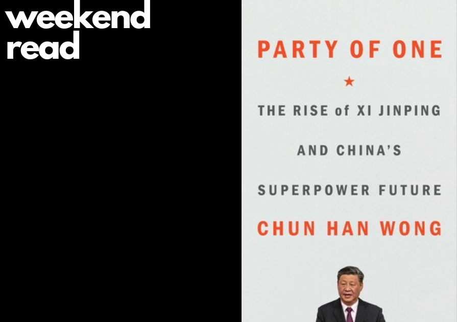 Weekend Read: Party of One: The Rise of Xi Jinping and China's Superpower Future by @ByChunHan. Read a review in @KirkusReviews kirkusreviews.com/book-reviews/c…