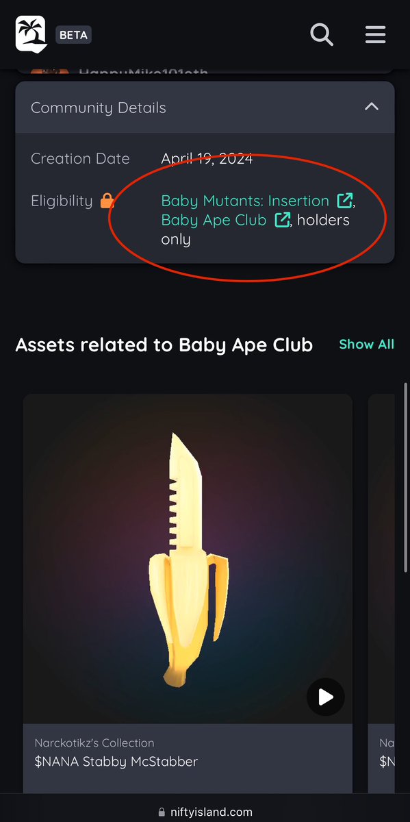 Baby Mutants have been integrated into @Nifty_Island 🏝️ We are currently voting for Fur and traits for our 3D avatars in the discord! Come join us and become a part of a loyal community 🚀
