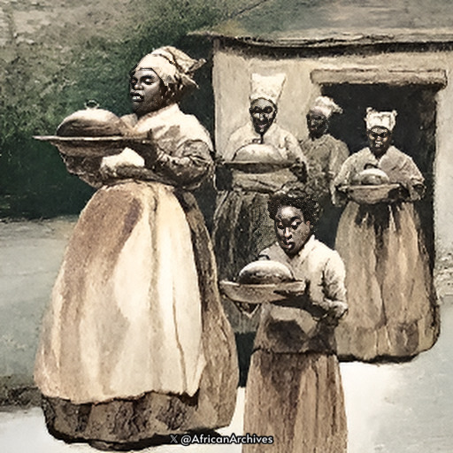 'The whistle walk' was the walk leading from the kitchen to the House. Enslaved people were required to whistle as they walked as whistling and chewing are incompatible simultaneous actions. It would also ensure that they did not eat or spit in Massa's food on the way to serve.