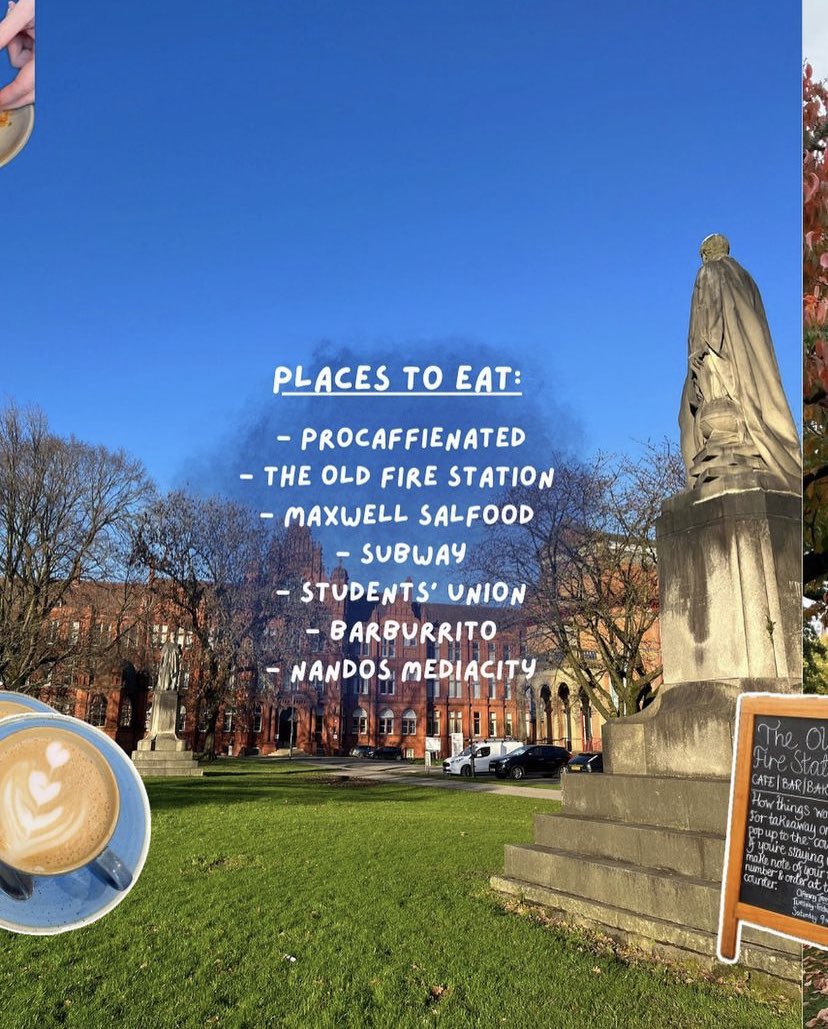 UoS_Physio's tweet photo. Looking for a place to study, where to grab a coffee, or somewhere to refuel between lectures … 💭☕️🌯💻 #favouritespots @SalfordUni https://t.co/osiDKOP1Nq