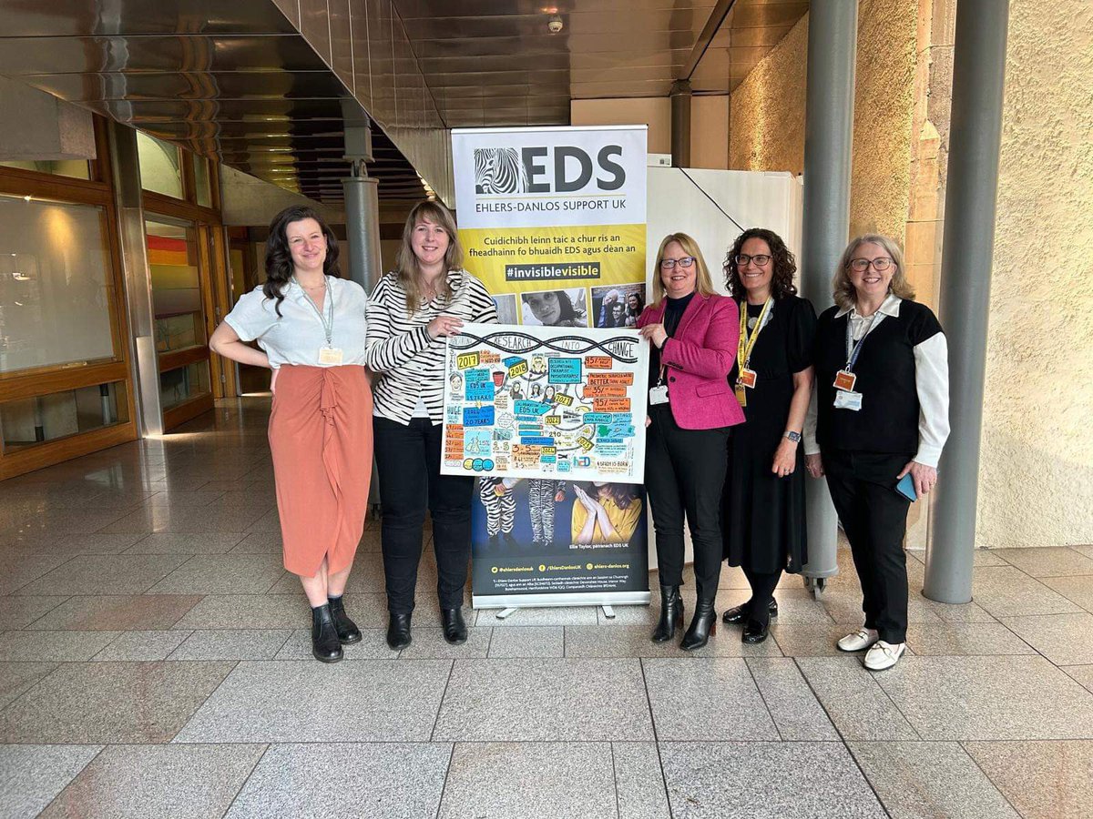🦓It was so special to have @ehlersdanlosuk @ScotParl this week, at an exhibition I was proud, if a bit daunted, to sponsor. Huge thanks to colleagues across all parties who took the time to come by and learn more about this very misunderstood, chronic condition.