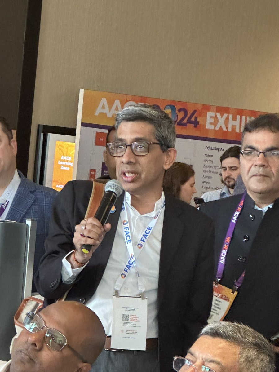 Sharing wisdom about augmented intelligence in endocrinology. @AskDrShashank #AACE2024