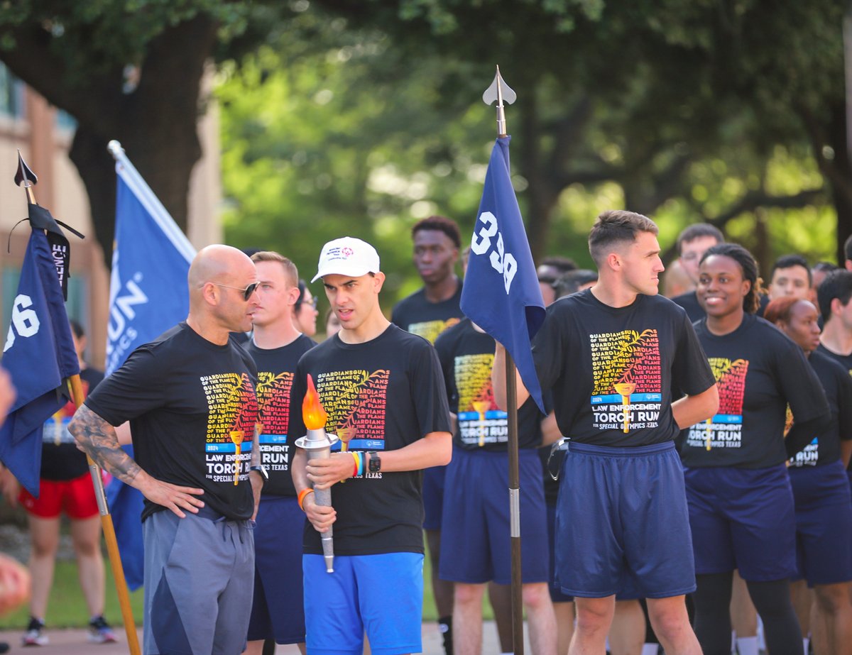 Dallas Police were excited to participate in this year’s Law Enforcement Torch Run for Special Olympics. Running with these amazing athletes is always a great experience. @SOTexas