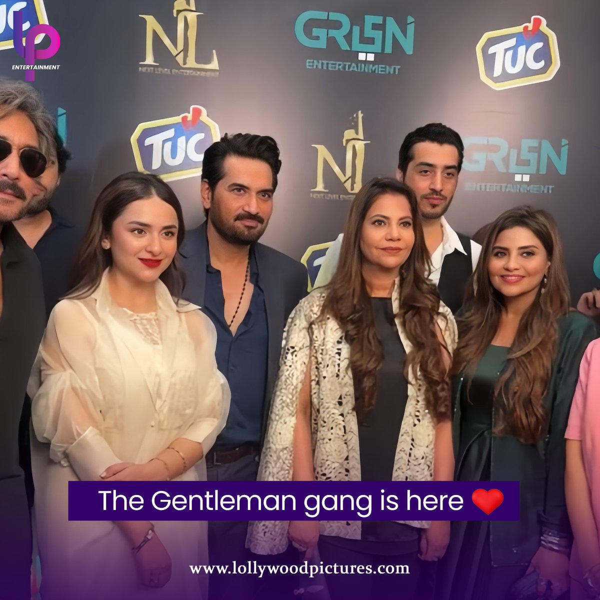The Gentleman gang is here at the grand premiere of Gentleman happening now in Karachi. 🔥🤩 #YumnaZaidi #HumayunSaeed #AdnanSiddiqui #LPEntertainment #Celebrities