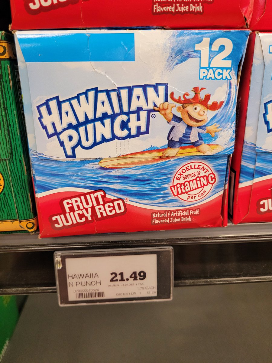 KrazyKoolCherry's tweet photo. 12 pack of @HawaiianPunchUS is almost $21.49!! How can this be @InsideEdition ? https://t.co/2feI4yHclm