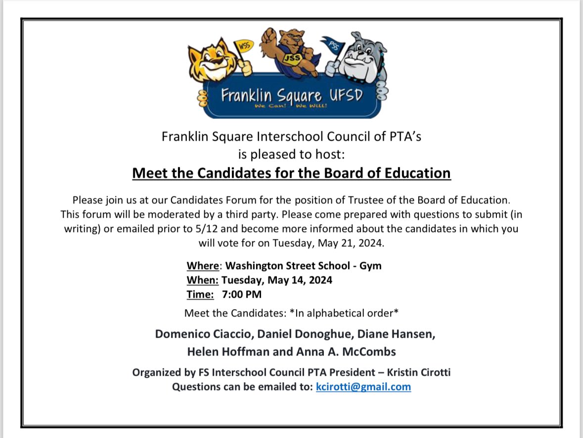 Polk St PTA Franklin Square tweet media