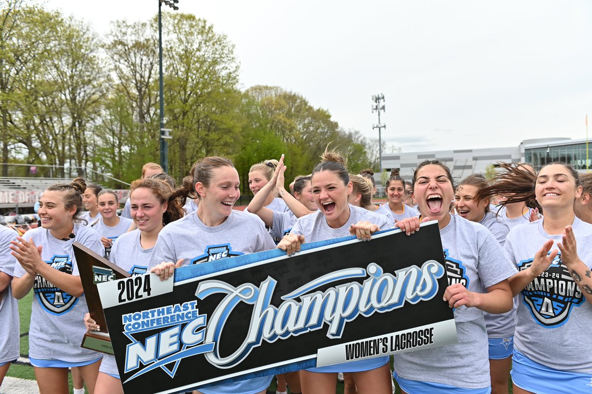 Catch the #NECWLAX champs in NCAA Tournament action vs. No. 5 national seed Virginia today at 3 pm. @LIUWLax 🦈 x @NCAALAX 🥍 📺 (ESPN+): espn.com/watch/player/_…