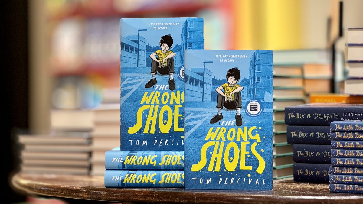 From brilliant author/illustrator @TomPercivalsays, The Wrong Shoes is a breathtaking tale with a heartfelt, hopeful message about the power of empathy, while tackling the struggle of school & home life when you feel that you stick out. Shop here: bit.ly/3UtGJrS